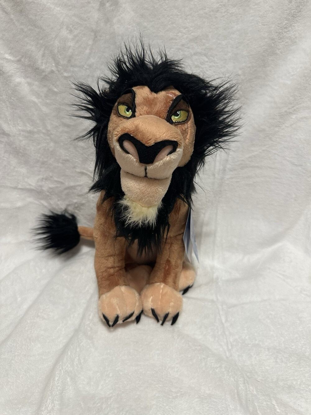 Vintage Disney The Lion King Scar plush toy 14” Brand new with tags
